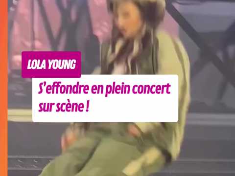 VIDEO : Lola Young s?effondre en plein concert sur scne !
