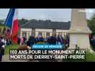 100 ans pour le monument aux morts de Dierrey-Saint-Pierre, l'une des sentinelles de la mémoire