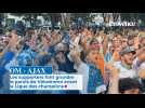 OM - AJAX : Le supporters font gronder le parvis du Vélodrome avant la rencontre