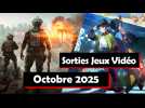 Jeux vidéo : les sorties du mois d'octobre