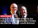 François Hollande a remis les insignes de Chevalier de l'Ordre du mérite à Jean-Louis Bricout