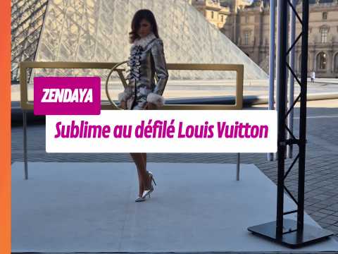 VIDEO : Zendaya sublime avant le dfil Louis Vuitton