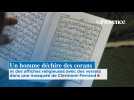Un homme déchire des corans et des affiches religieuses avec des versets dans une mosquée de Clermont-Ferrand