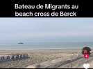 Video migrants beach cross