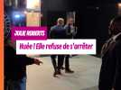 Scène tendue ! Julie Roberts huée