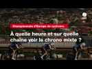VIDÉO. Championnats d'Europe de cyclisme. À quelle heure et sur quelle chaîne voir le chrono mixte ?
