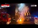 Incendie à Rennes: un immeuble détérioré et deux véhicules détruits
