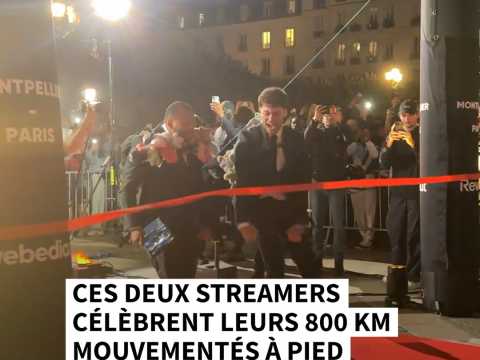 VIDEO : Ces deux streamers clbrent leurs 800 km  pied