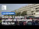 Entre 700 et 1 000 personnes ont manifesté dans le centre-ville de Valenciennes ce jeudi matin