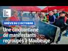 Maubeuge : une cinquantaine de personnes mobilisées à la porte de Paris