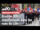 Manifestation intersyndicale du 2 octobre à Lille