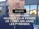 Des parisiens passent leur permis dans les Pyrénées
