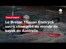 VIDÉO. Canoë-kayak. Le Breton Titouan Castryck sacré champion du monde de kayak en Australie