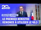 Gouvernement Lecornu : Le Premier ministre renonce solennellement à utiliser l'article 49.3