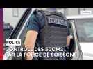 Contrôle de 50cm2 au curvomètre par la police de Soissons