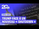 Les États-Unis de nouveau en période de « shutdown », pour la quatrième fois sous Trump