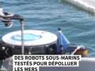 Des robots sous-marins testés pour dépolluer les mers