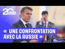 « Nous somme dans une confrontation avec la Russie », assure Emmanuel Macron