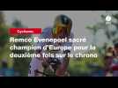 Cyclisme. Remco Evenepoel sacré champion d'Europe pour la deuxième fois sur le chrono