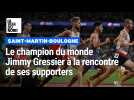 Jimmy Gressier à la rencontre de ses supporters à Saint-Martin-Boulogne