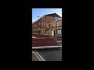 A Arques, une toiture en tôles projetée au sol en pleine ville