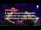 VIDÉO. WTT China Smash. À quelle heure et sur quelle chaîne voir les matches des frères Lebrun et des Français ?