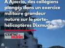À Ajaccio, des collégiens plongés dans un exercice militaire grandeur nature sur le Dixmude