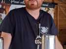 Arnaud Herbeuval est venu présenter des nouveautés au village de la bière de Durbuy.