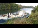 VIDÉO. L'Anna-Rosa, caboteur à voile centenaire, a quitté le bassin à flot du Port Rhu à Douarnenez