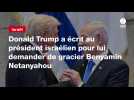 VIDEO. Donald Trump a écrit au président israélien pour lui demander de gracier Benyamin Netanyahou