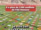 AS Monaco : Ce supporter est en passe de devenir le supporter ayant la plus grande collection de maillots d'un même club