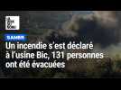 Samer : un incendie s'est déclaré à l'usine Bic, 131 personnes ont été évacuées