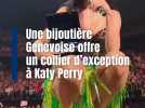 Une Genevoise offre un collier unique à Kary Perry lors de son concert à Lyon