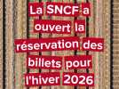Hiver 2026 : la SNCF met en vente ses billets