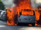 Un véhicule s'embrase à Saint-Laurent-du-Var le long du boulevard Jean Ossola