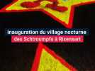 Inauguration du village nocturne des Schtroumpfs au château de Rixensart