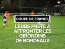 Dernier entraînement pour les joueurs de l'EBBE avant leur match de coupe de France face aux Girondins de Bordeaux