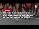 VIDÉO. Pourquoi il faudra payer plus cher pour s'inscrire aux courses de running à partir de 2026 ?