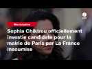 VIDEO. Sophia Chikirou officiellement investie candidate pour la mairie de Paris par La France insoumise