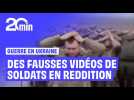 Des fausses vidéos de reddition de soldats ukrainiens générées par IA