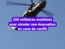 Large dispositif militaire entre Orange et Salon de Provence pour un exercice