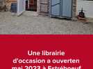 Gros plan sur la Boutique de l'oncle Eugène, librairie d'occasion à Estréboeuf