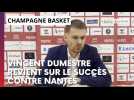 La réaction de Vincent Dumestre après la victoire contre Nantes