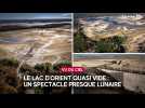 Le lac d'Orient quasi vide : un spectacle presque lunaire