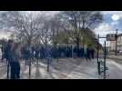 VIDÉO. Une centaine de manifestants contre la tenue de la réunion du Rassemblement national à Nantes