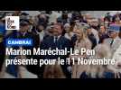 Marion Maréchal-Le Pen à Cambrai pour le 11 Novembre