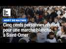 Mort de Mathis à Lille : environ 500 personnes à la marche blanche à Saint-Omer