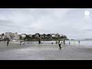 VIDÉO. Du foot, une plage, des copains et des bains de mer : la belle histoire du Dinard Beach Football Club