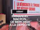 Emmanuel Macron ce mercredi à La Dépêche du Midi