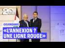 Cisjordanie: Les projets d'annexion par Israël « constituent une ligne rouge » pour Macron